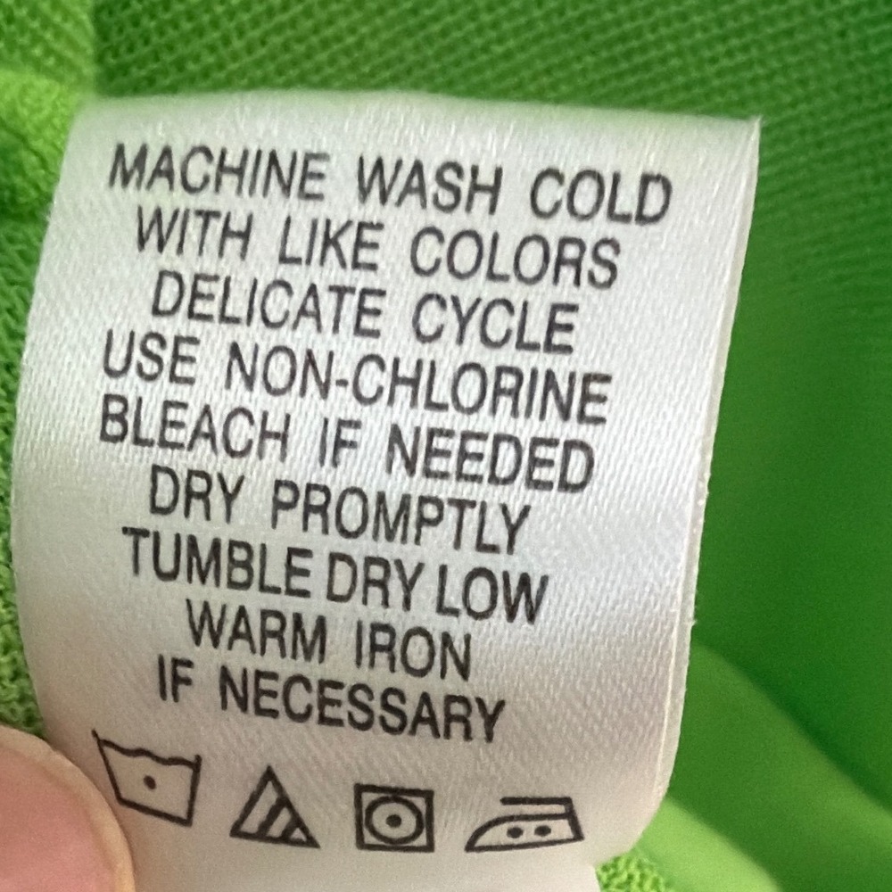 Lilly Pulitzer Atlantique Polo Men XXL Lime Green Cotton Pique Short Sleeve - Picture 7 of 9